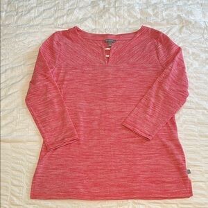 Talbots Vibrant Pink Long Sleeve Top